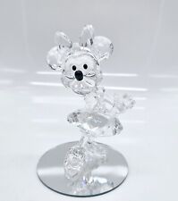 Swarovski Disney Minnie Mouse Crystal Figurine 687436 with Display Mirror  picture