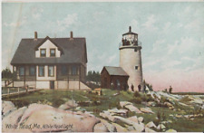 WHITE HEAD MAINE WHITE HEAD LIGHT LIGHTHOUSE pre 1907 picture