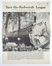 1943 Save The Redwoods League Bulletin California Avenue Giants Conservation CA picture