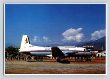 Aviation Airplane Postcard Royal Nepal Airlines Hawker Siddeley 748 J13 picture