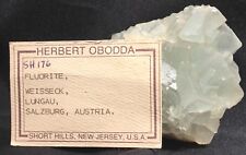 7.6 cm Green Cubic Fluorite from Salzburg, Austria - Former Obodda Collection picture