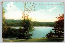 Houghton's Pond, Blue Hills Reservation, Massachusetts Postcard MA049 picture