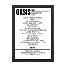 Oasis Setlist 19-12-2002-Birmingham picture