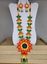 mexican beaded huichol necklace picture