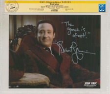 CGC SS Brent Spiner SIGNED Data as Sherlock Holmes Star Trek TNG Photo w/ QUOTE picture