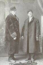Minnesota Brothers Big Fur Coat The Tonsagers Cabinet Card Antique Vintage Photo picture