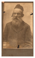 Vintage 1890's Mini Cabinet Card CDV Portrait Victorian Man with beard picture