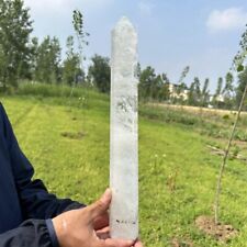 2.92LB Natural Clear Quartz Obelisk Crystal Point Tower Wand Reiki Healing picture