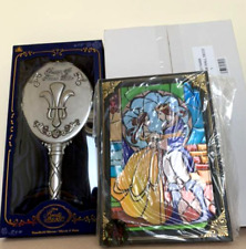 Beauty And The Beast Disney Stained Glass Mirror notebook Pattern Series 3-piece picture