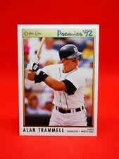 1992 O-PEE-CHEE MLB NM+/M Detroit Tigers Baseball Card #31 Alan Trammell picture