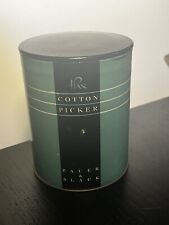 vintage can of cotton Bauer & Black Cotton Picker still full of cotton picture