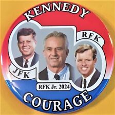 2024 Robert F. Kennedy JR. for President Campaign Button with JFK  RFK   2.25