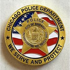 Chicago Police Department Challenge Coin - We Serve And Protect USA picture