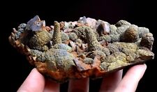 316g Natural Rare Columnar Pyrite & Calcite Symbiotic Mineral Specimen/China picture
