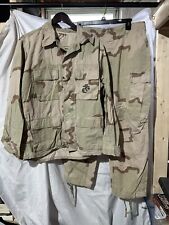 Vintage USMC Hot Weather DCU Desert Uniform Coat and Pants NAMED picture