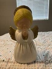 Vintage Grand Venture Praying Angel 18” Illuminated Lighted Christmas Blow Mold picture