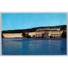 Postcard MN Taylors Falls Power House And Dam picture