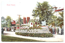 Postcard c1910 Floral Parade Pasadena Tour of Roses Pub M. Rieder Los Angeles CA picture