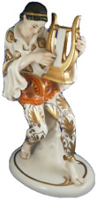 Antique Art Nouveau Schwarzburger Werkstatten Porcelain Lady Figure Figurine picture