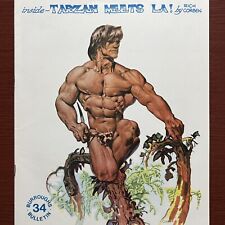Burroughs Bulletin #34 Richard Corben 1974 Underground Comix Fanzine Tarzan 👀 picture