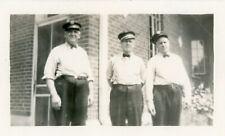 Vintage Photo Fire Men Chiefs Uniforms Bow Tie Hats St Paul Minnesota picture