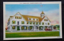 Falmouth Heights, MA, Tower Hotel, linen view, 1940's picture