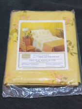 Vintage Full Flat Bed Sheet 81x108 Percale NOS picture