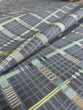 2.875 yd Maharam Inlay Eucalyptus Gray MCM Geometric Upholstery Fabric $316 msrp picture
