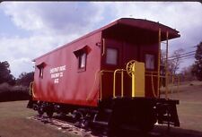 freight cars-Chestnut Ridge RR caboose # 602 @ Kunkletown Pa. 2019 Fuji slide picture