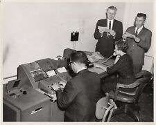 1950s Press Photo Lot IBM 26 Data Computers Vintage NYC picture