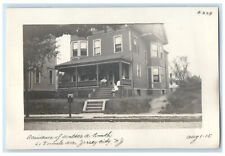 1915 Scene at Residence of Walter A Smith Jersey City New Jersey NJ Photo picture