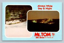 Mt. Tom Ski Area Holyoke Massachusetts postcard picture