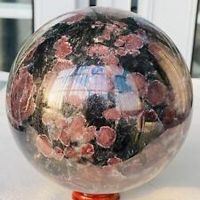 Natural Fireworks Red Garnet sphere Quartz Crystal ball healing 3400g picture