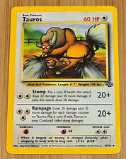 Tauros # 47/64 Uncommon Jungle 1999 Pokempon English Near Mint Vintage picture