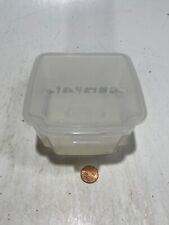 Vintage Kraft Singles Clear Plastic Cheese Container Keeper Hinged With Lid picture