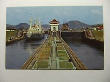 Panama Canal Miraflores Locks Photo Postcard picture