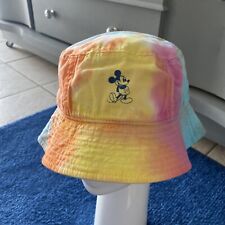 Disney Parks  Mickey Tie Dye  Bucket Sun Hat New Exclusive NWT Adult picture