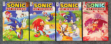 Sonic The Hedgehog #2,3,4,7 IDW SEGA 2018 Series Cover A's + Exclusive Lot of 4 picture