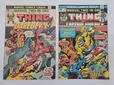 Lot of 2 '74 Marvel Two-In-One #3 & #4 Very Good BIG Pics 1st Monsters of Badoon picture