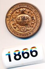 909 Alaska Yukon Pacific Exhibition Utah Exhibit Medal - #1866 RARE AU-UNC picture