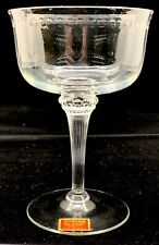 Vintage REIZART GORHAM CRYSTAL GLASS Renoir Wine Champagne Dessert NEW w Label picture