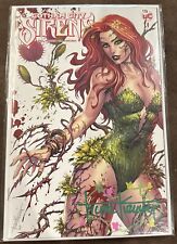 Gotham City Sirens #1- Tyler Kirkham Poison Ivy Signed with/ REMARK; LTD 1000  picture