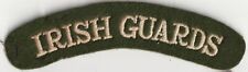 Irish Guards : Woven / Embroidered Cloth Shoulder Title. picture