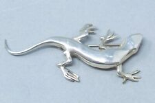 Southwest Sterling Silver Lizard Gecko Pin picture