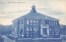 c.1907 Public School Apponaug RI post card picture