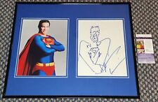 Original Comic Art DRAWN AND SIGNED BY 1990s SUPERMAN DEAN CAIN Framed with COA picture