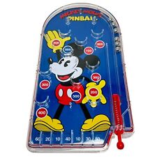 Vintage Schylling Disney Mickey Mouse Retro Handheld Pinball Game 10”H picture