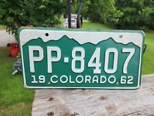  Vintage 1962 Colorado License Plate  #PP - 8407 picture