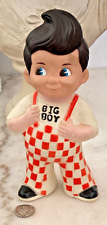 VTG 1973 Bob's Big Boy Restaurant Advertising Coin Bank Doll Plastic USA VINYL A picture