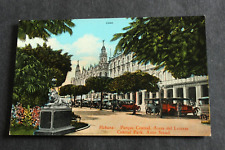 Cuba Habana Parque Central Acera Del Louvre   and Auto Stand Postcard picture